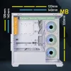 Кутия BitFenix ​​CETO ATX 4x 120mm FRGB вентилатор 2x USB 3.0 USB-C закалено стъкло бяло thumbnail (9 of 12)