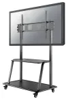 Neomounts NS-M4000BLACK Мобилна стойка за плосък екран (стойка + количка) (височина: 137-153 см) кутия 1 2 Черна