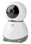 Câmera IP NEDIS Wi-Fi interna 1080p Micro SD Cloud Motion Sensor Tilt Night Vision Android iOS Cinza-Branco thumbnail (2 of 9)