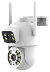 IMMAX NEO LITE SMART Κάμερα ασφαλείας εξωτερικού χώρου ΔΙΠΛΗ 355° 90° P T Wi-Fi 2x 2MP ONVIF TUYA
