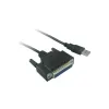 Μετατροπέας PremiumCord USB 2.0 σε παράλληλη θύρα DB25F