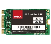 UMAX SSD 512GB interní M.2 2242 SATAIII 3D TLC UMAX SSD 512GB interní M.2 2242 SATAIII 3D TLC (1 of 1)