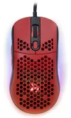 Herní myš AROZZI FAVO Ultra Light Black-Red kabelová 16 000 dpi USB 7 tlačítek RGB černo-červená