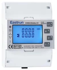 Sorties d'impulsions triphasées multi-débits Eastron SDM630-MT-MID V2 (1 of 3)