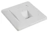 Presa Solarix Ethet modulare per 1 keystone da incasso bianco SX9-1-0-WH