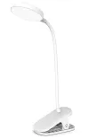 Colorway stolní LED lampa CW-DL02B-B Integrovaná baterie Klip Bílá