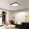 IMMAX NEO LITE FRAME SMART ceiling light 60x60cm IP44 CCT with BEACON Wi-Fi TUYA support black thumbnail (15 of 18)