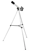 Telescopio NEDIS SCTE5060WT apertura 50 mm lunghezza focale 600 mm mirino 5 x 24 altezza 125 cm Treppiede bianco-nero