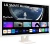 LG smart monitor 32SR50F-W with webOS 315" IPS 1920x1080 250cd m2 8ms 2x HDMI 2x USB speaker white thumbnail (2 of 7)