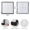 IMMAX NEO LITE FRAME SMART ceiling light 60x60cm IP44 CCT with BEACON Wi-Fi TUYA support black thumbnail (5 of 18)
