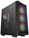DEEPCOOL kast CC560 MESH V2 ATX 4x120 mm ventilator ARGB USB 3.0 USB 2.0 mesh paneel zwart