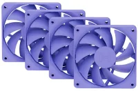 Вентилятор HYTE 120 мм PWM, цвет Taro Milk, 1500 об/мин, 72 CFM, ABS, 4-контактный разъем, комплект из 4 вентиляторов. Вентилятор HYTE 120 мм PWM, цвет Taro Milk, 1500 об/мин, 72 CFM, ABS, 4-контактный разъем, комплект из 4 вентиляторов. (1 of 4)