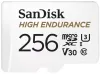 SanDisk High Endurance microSDXC 256GB C10 U3 V30 Full HD 4K video dashcams og hjemmeovervågning + SD-adapter thumbnail (2 of 2)