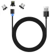 Colorway Cable de Carga 3 en 1 Lightning+MicroUSB+USB-C Magnético 2.4A Nylon 1m thumbnail (2 of 8)