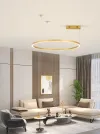 IMMAX NEO FINO NEW SMART závěsné svítidlo 1 kruh 80cm 60W zlaté Zigbee 3.0 TUYA thumbnail (5 of 8)