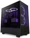 NZXT behuizing H5 Flow editie 2x120 mm ventilator USB 3.0 USB-C 3.1 transparant zijpaneel zwart thumbnail (1 of 6)