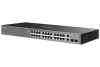 Switch TP-Link ES228GP Omada de 28 portas Gigabit Easy Managed, 2x GLAN, 24x GLAN PoE+, 2x SFP, orçamento PoE de 250W, formato 1U.