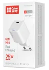 COLORWAY 1x USB-C mains charger GaN PD PPS 25W White thumbnail (4 of 10)