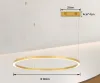 IMMAX NEO FINO NEW SMART závěsné svítidlo 1 kruh 80cm 60W zlaté Zigbee 3.0 TUYA thumbnail (8 of 8)