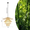 IMMAX BOHO PINCHOS design függőlámpa D50cm E27 bambusz fa thumbnail (3 of 10)