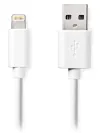 NEDIS szinkronizáló és töltőkábel Apple Lightning 8 tűs csatlakozó - USB A dugó fehér 1m