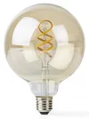NEDIS Wi-Fi Smart LED izzólámpa E27 G125 49W 230V 360lm melegtől hideg fehérig 1800-6500K szabályozható