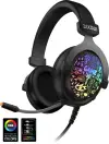 Casque de jeu CONNECT IT DOODLE RGB avec microphone NOIR Casque de jeu CONNECT IT DOODLE RGB avec microphone NOIR