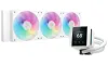 DEEPCOOL water cooler MYSTIQUE 360 ARGB 3x120mm ARGB fan digital display Intel and AMD white