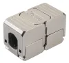 Solarix Coupler CAT6A STP SXSPJ-6A-STP-BK-SA