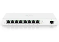 Router Ubiquiti UISP-R 8x Gbit RJ45 1x port SFP 8x ieșire PoE Buget PoE 110W fără ventilator alb Router Ubiquiti UISP-R 8x Gbit RJ45 1x port SFP 8x ieșire PoE Buget PoE 110W fără ventilator alb (1 of 1)
