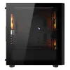 COUGAR PC Case UNIFACE RGB Sort Mini Tower Mesh Frontpanel 2x 140mm RGB Fan + 1x 120mm RGB Fan TG venstre panel thumbnail (6 of 23)