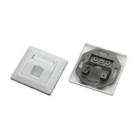 XtendLan 1x RJ-45 socket, not flush-mounted, angled outlet, dust cover (1 of 1)