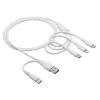 Akyga kabel USB-A + USB-C USB-C + USB Micro B + Lightning 1,2 m AK-USB-52 Akyga kabel USB-A + USB-C USB-C + USB Micro B + Lightning 1,2 m AK-USB-52