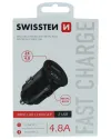 Swissten cl adapter 2x usb 4.8A metal sort thumbnail (2 of 2)