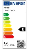NEDIS LED bulb E27 A60 12 W 220 V 1521 lm 2700 K warm white retro style thumbnail (2 of 2)