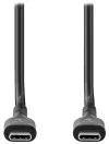 NEDIS kabelis USB 2.0 kabelis USB-C spraudnis - USB-C spraudnis 240 W melns lielapjoma 2 m