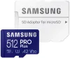 Samsung micro SDXC card 512 GB PRO Plus + SD adapter