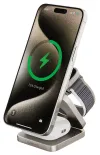 Cubenest SQ312 3in1 Qi2 hopfällbar trådlös magnetladdare i aluminium med stöd för Magsafe-fäste för Apple Watch thumbnail (6 of 10)