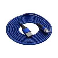 Akyga kabel USB-A USB-C 18W magnetski konektor plavi 2m svijetleći Akyga kabel USB-A USB-C 18W magnetski konektor plavi 2m svijetleći (1 of 1)