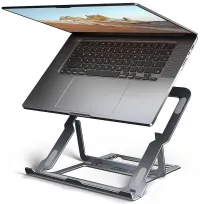 AXAGON stojan pro notebooky a tablety 10" 17,3" STND-LAG 8 pozic šedý (1 of 5)