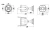 Uniarch by Uniview IP kaamera UHO-B2D-M3F3D Bullet 3Mpx 2,8mm 1296p Wi-Fi SD Mic & Speaker Color Night IP67 Onvif