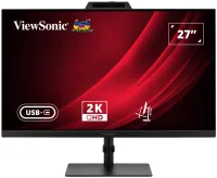 ViewSonic VG2741V-2K 27" QHD SuperClear® IPS 120Hz HDMI DP 5MP Cameră web Microfon USB USB-C Difuzor 15W (1 of 11)