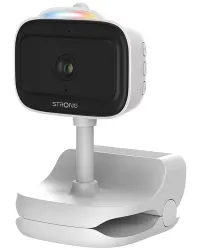 STRONG IP kamera DOVY babakamera akkumulátor Wi-Fi 4 3Mpixeles objektív 36 mm-es éjjellátó SD 14 altatódal fehér (1 of 7)
