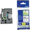 BROTHER extremely adhesive tape TZE-S251 white-black 24mm