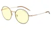 GUNNAR irodai játékszemüveg ELLIPSE BLACK GOLD * borostyánsárga lencsék * BLF 65 * GUNNAR fókusz