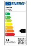 IMMAX NEO LITE SMART Lampadina LED E27 14W RGB+CCT colore e bianco dimmerabile Wi-Fi Beacon TUYA thumbnail (2 of 7)