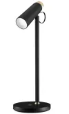 Lampada da tavolo a LED IMMAX TIT ricarica Qi 12W DC12V 1A 100-240 VAC 150lm nero con elementi dorati