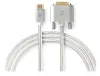 NEDIS PROFIGOLD Conector de cabo HDMI HDMI - DVI-D 24+1 plug algodão prata CAIXA 2m thumbnail (2 of 2)
