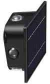 Illuminazione LED da parete solare da esterno IMMAX WALL con sensore di luce 2W