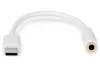 NEDIS USB 2.0 adapter USB-C plug - 3.5 mm socket round white blister 10 cm thumbnail (2 of 3)